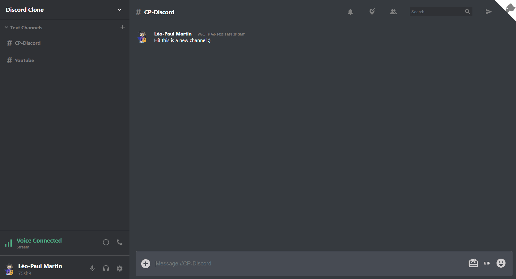 ⚙ React Discord-clone