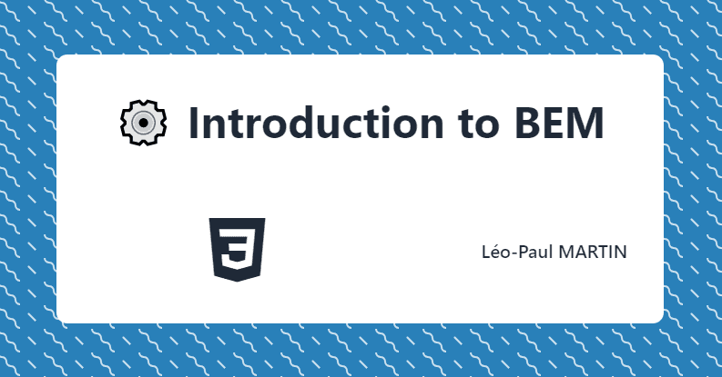 ⚙ Introduction to BEM